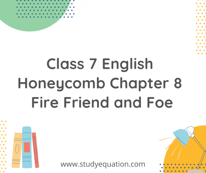 class 7 english honeycomb chapter 8 fire friend and foe
