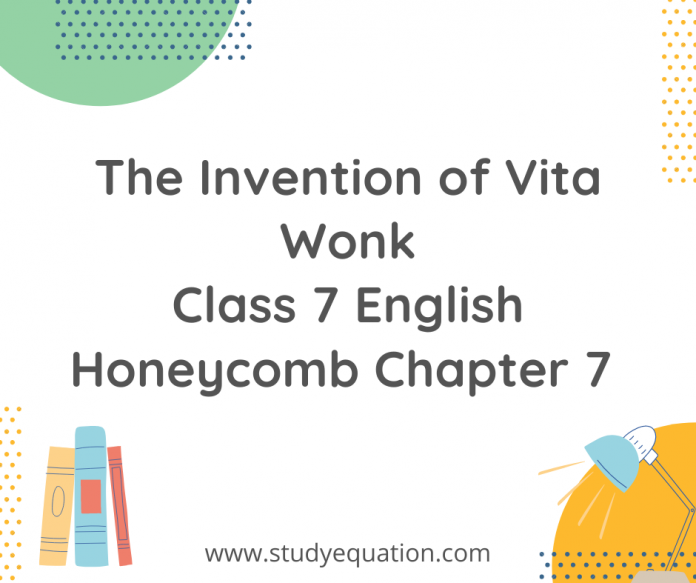 the invention of vita wank class 7 english honeycomb chapter 7