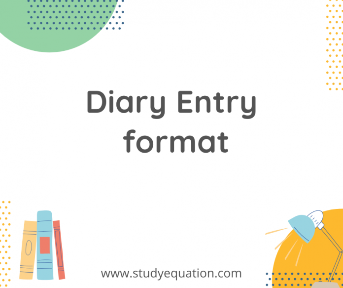 Diary Entry Format