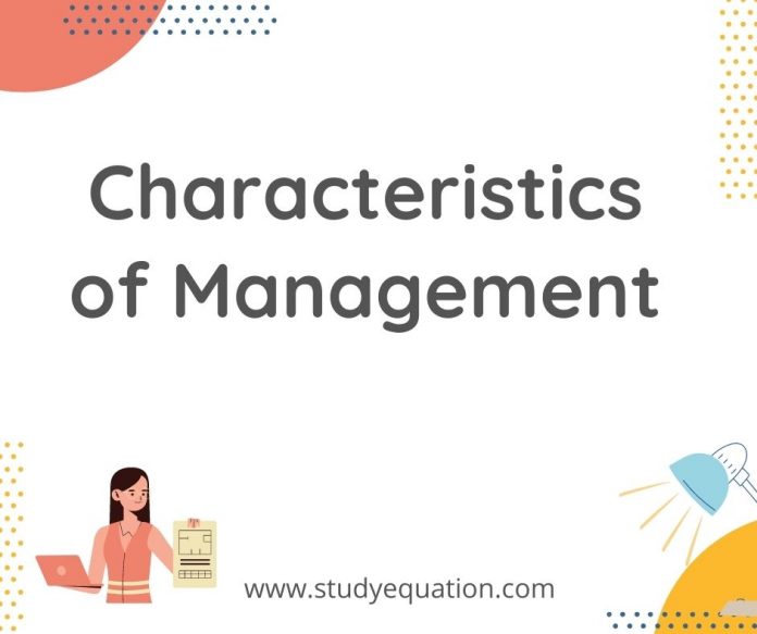 Characteristics of management