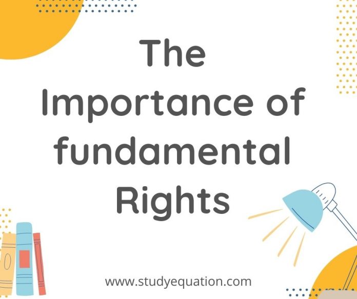 Importance of fundamental Rights