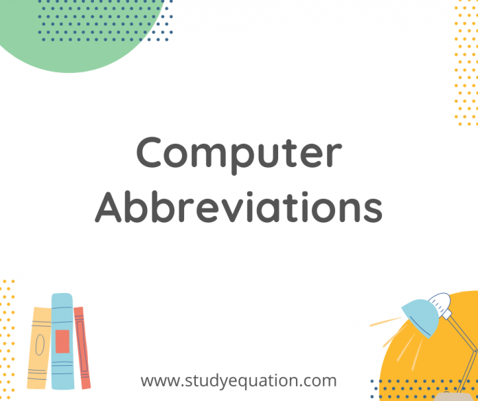 Computer abbreviations
