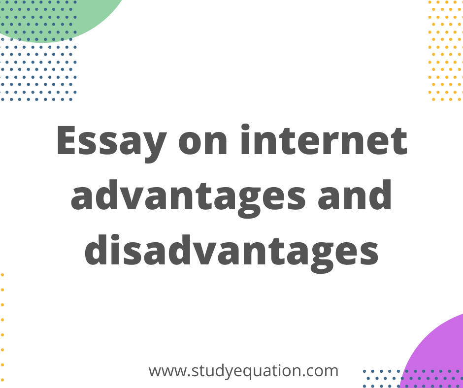 internet essay in english 150 words