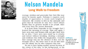 Nelson Mandela: Long Walk to Freedom Class 10
